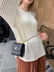 Hyunjin Fishnet Sweater