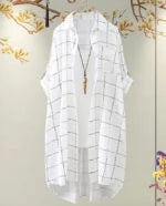 Hyunjin Letter Print Long Shirt
