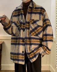 Seungmin Plaid Wool Jacket