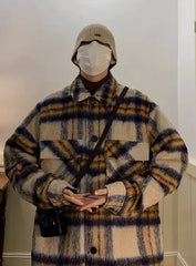 Seungmin Plaid Wool Jacket