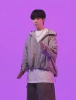 J-Hope Sand Hooded Windbreaker Jacket