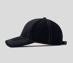 J-Hope Black Stitch-Out Baseball Cap
