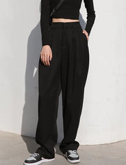 Jay Noir Wide-Leg Pants