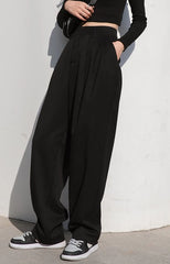 Jay Noir Wide-Leg Pants