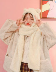 Jennie Bear Ears Scarf Hat