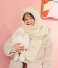 Jennie Bear Ears Scarf Hat