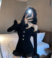 Jennie Ruffled Mini Jumpsuit