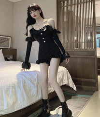 Jennie Ruffled Mini Jumpsuit