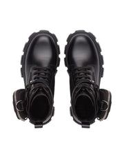 Jimin Combat Boots with Strap Pocket