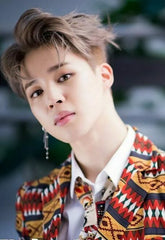 Jimin Silver ChimChim “IDOL” Earrings