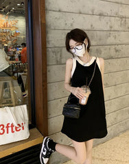 Jisoo Minimalist Trapeze Dress