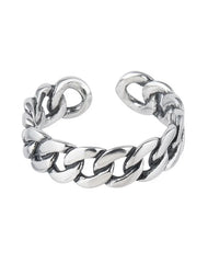 Jungkook Silver Adjustable Chain Ring
