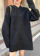 Jungwon Hooded Ribbed Dress