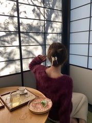 Jungwon Mink Sweater
