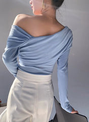 Karina Oblique Shoulder Top