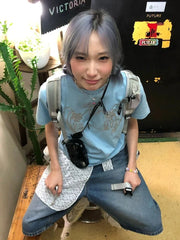 Haerin Sky Glitter Graphic Tee