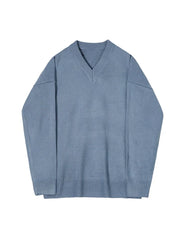Sunghoon Sky Knit V-Neck Sweater
