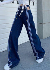 Lisa Striped Denim Jeans