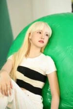 Liz Stripe Tube Crop Top