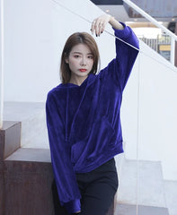 Jin Midnight Velvet Hoodie
