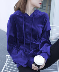 Jin Midnight Velvet Hoodie