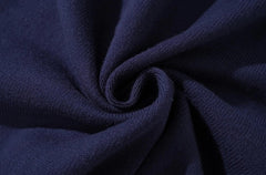 Jin Navy Lined V-Neck Cardigan