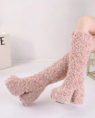 Ningning Fluffy Winter Boots