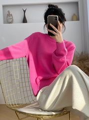 Jimin Blush Basic Sweater