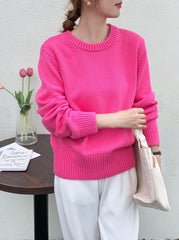 Jimin Blush Basic Sweater