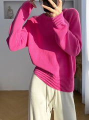 Jimin Blush Basic Sweater