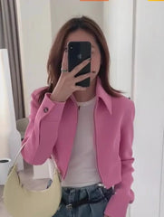 Jeongin Chic Crop Jacket