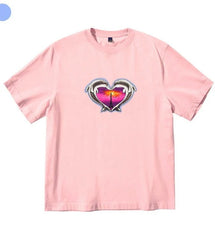Bang Chan Pink Heart Tee