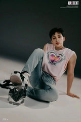 Bang Chan Pink Heart Tee