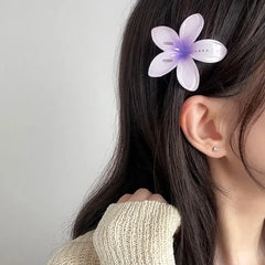 Minji Lilac Floral Hair Clip