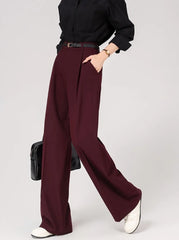Rose Pleated Suit Pants
