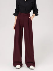 Rose Pleated Suit Pants
