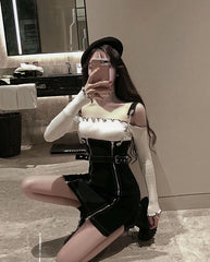 Rose Bodycon Zipper Dress