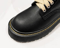 Rose Combat Lace-Up Boots