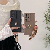Gold Heart Galaxy Case & Strap