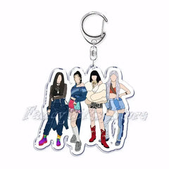 BLACKPINK Premium K-Pop Girls Band Keychain