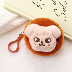SKZoo™ Mini Plush Coin Bag Yellow Chicken Puppy Earphone Storage Bag