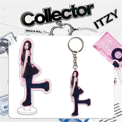 ITZY Collector 2-Piece Acrylic Stand Keychain Set