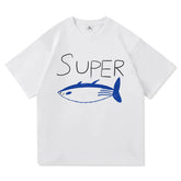 SuperTuna™ Retro Kawaii Cotton T-Shirt Harajuku Style