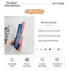 ChaseAurora™ Metallic Matte Phone Case Multi-Color Laser