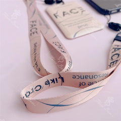 V Layover Signature Lanyard