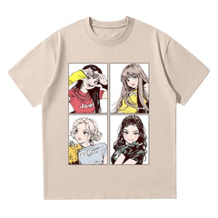BLACKPINK “JUMP 2025” Pink Y2K Graphic Tee