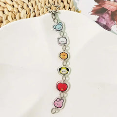 BT21™ Anime Acrylic Keychain Cartoon Character Edition