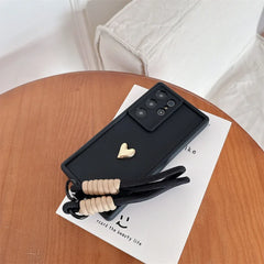 Gold Heart Galaxy Case & Strap