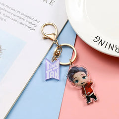 BTS Inspired K-Pop Acrylic Keychain