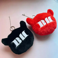 BABYMONSTER Cartoon Plush Coin Purse Keychain